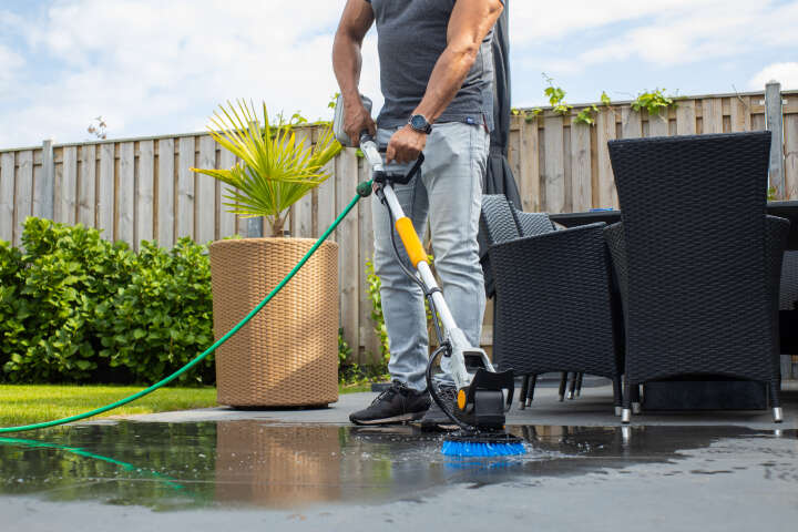 BATAVIA Twin Brush Bürste mittelhart (blau)